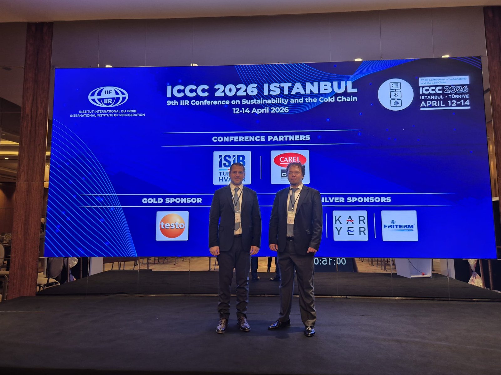 KARYER presents two cold chain papers at 9th IIR conference