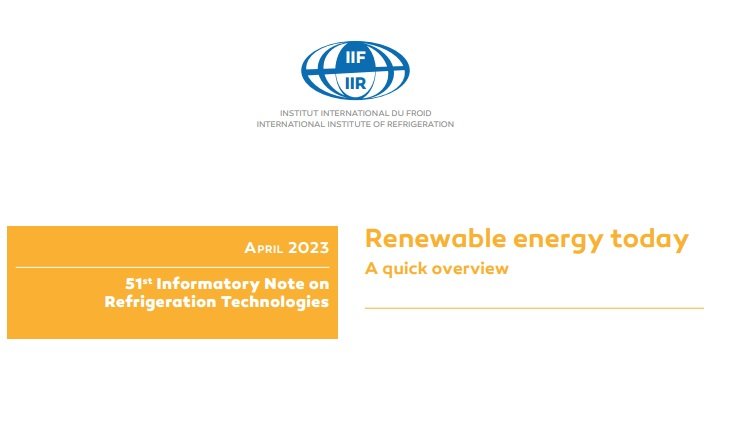 51st Informatory Note on Refrigeration Technologies