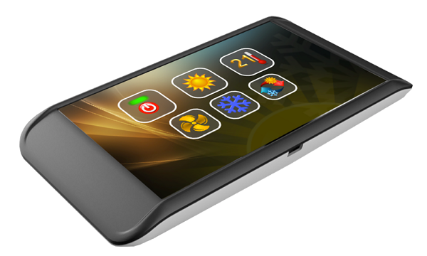 New Mini-Touchscreen Air Conditioning Room Controller Enables Client Customisation