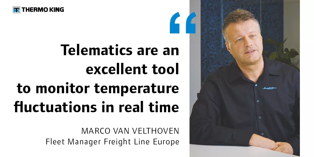 Freight Line Europe and Frigo-Trans use Thermo King Connected Solutions for smarter fleet operations