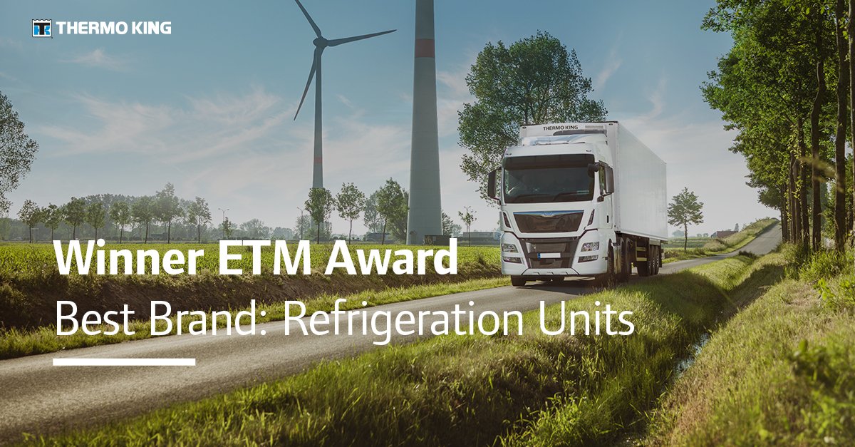 Thermo King wins “Best Brand 2020” at Readers’ Choice ETM Awards in Germany