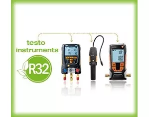Preparing for the new positioning of R-32 as an alternative refrigerant with testo 550, 557