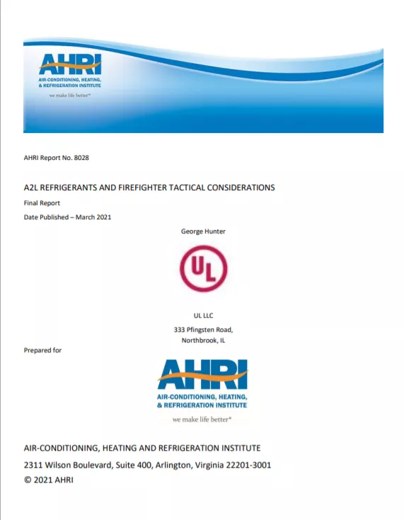 AHRI Releases Refrigerant Research Results