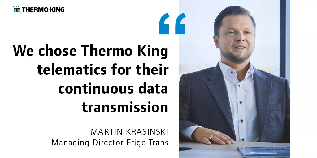 Freight Line Europe and Frigo-Trans use Thermo King Connected Solutions for smarter fleet operations