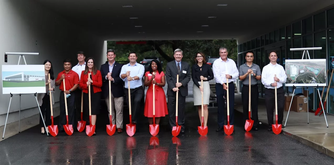 Danfoss broke ground on its new manufacturing facility in Tallahassee, Florida