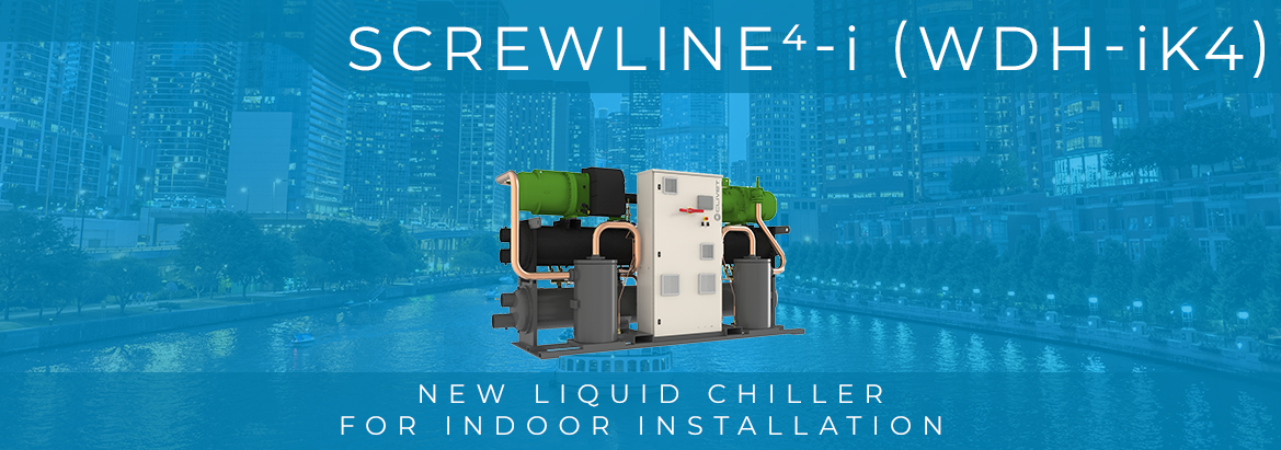 Clivet introducing new water cooled liquid chiller SCREWLine4-i