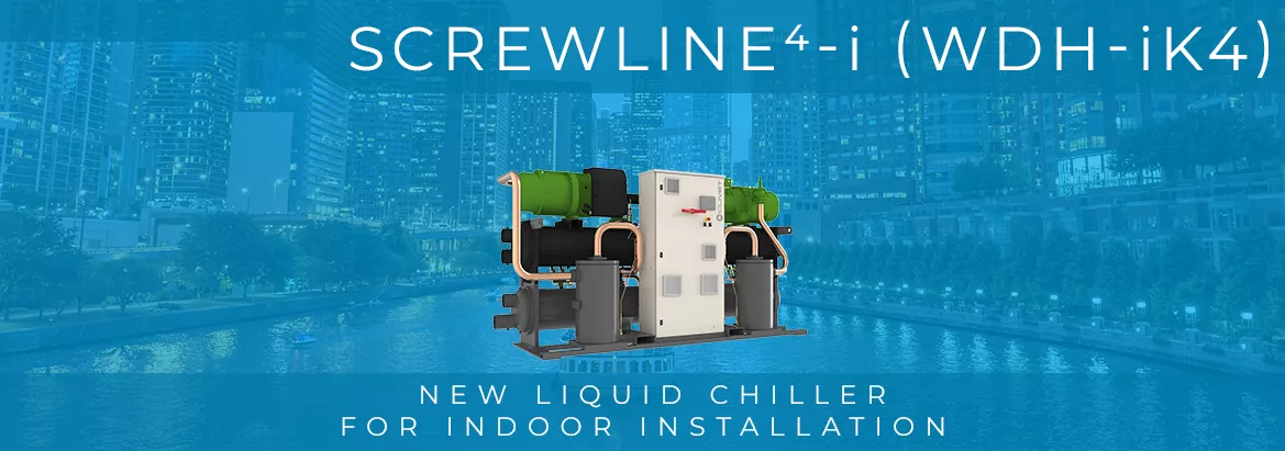 Clivet introducing new water cooled liquid chiller SCREWLine4-i