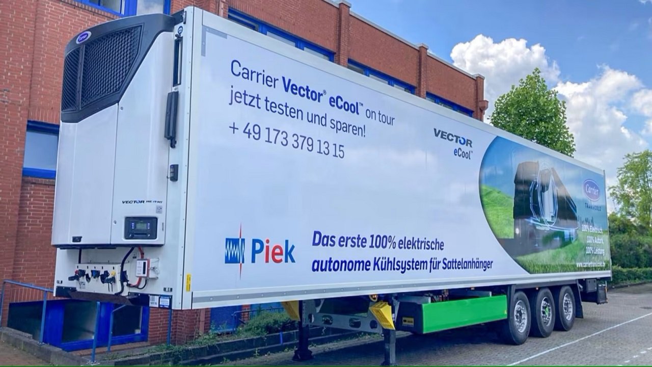 Transporters Trial Carrier Transicold's Fully Autonomous, All-Electric Vector eCool Refrigerated Cooling System