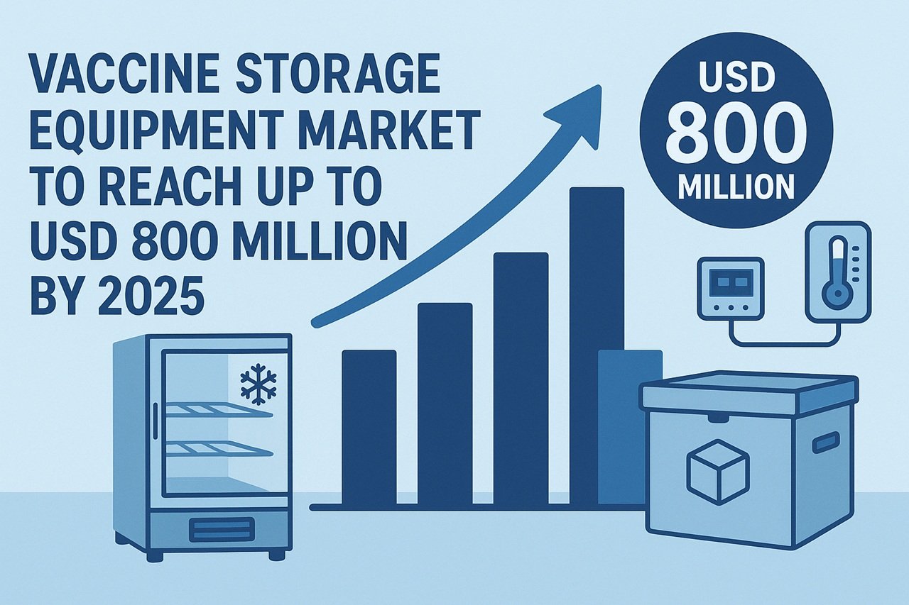 Vaccine Storage Equipment Market to Reach up to USD 800 Million by 2025