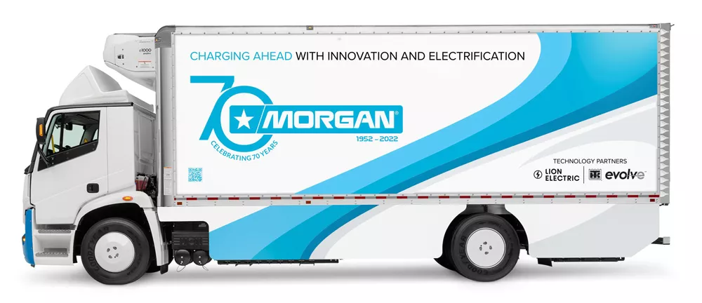 Morgan Truck Body has unveiled its electrified refrigerated concept truck