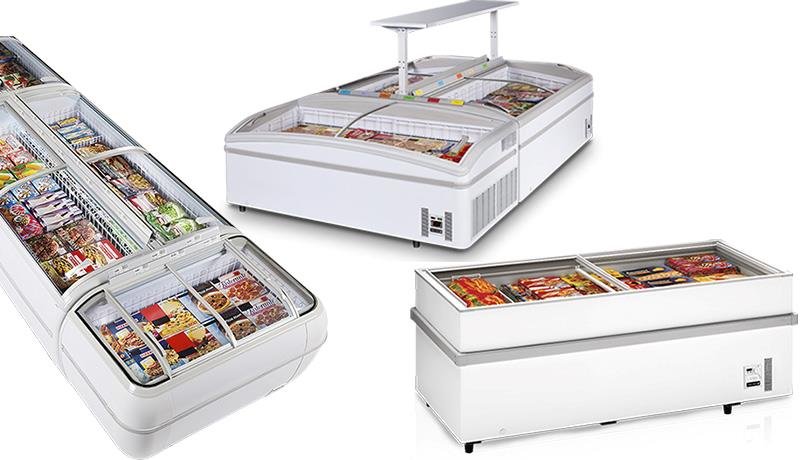 TEFCOLD presentes TWIN and SHALLOW and a single island unit SSF200-P