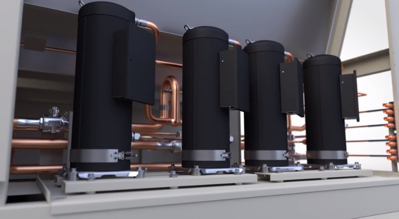 Daikin presented the Rebel Applied rooftop heating and cooling system at AHR Expo