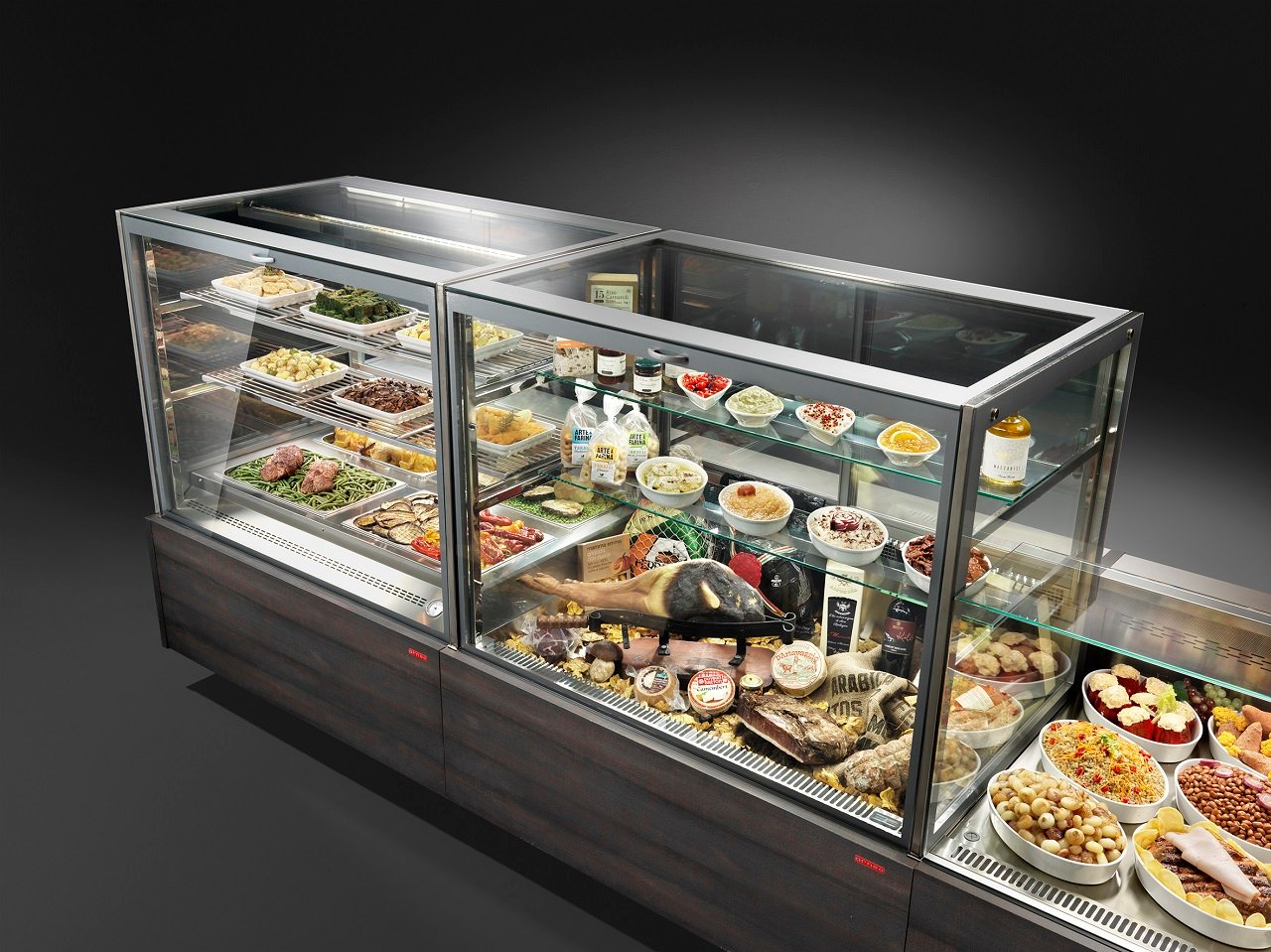 New LONDON 4 and ARLES serve-over counter lines by Arneg