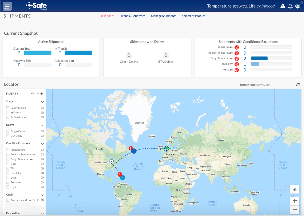 CSafe Global Launches an Industry First: Real-Time Shipment Visibility