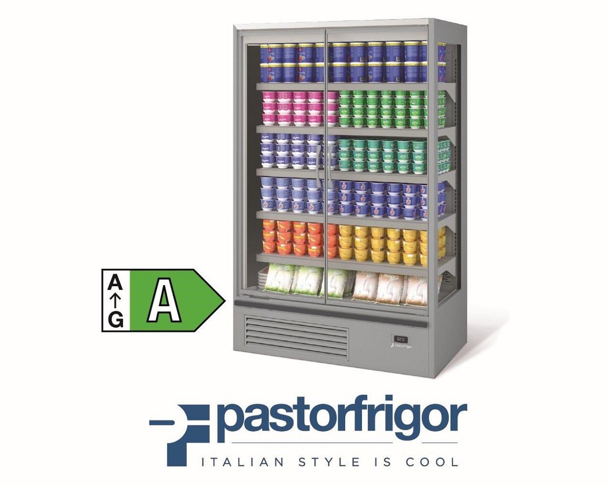 Pastorfrigor Presented World's First Commercial Refrigerated Wall Display with Energy Class A 
