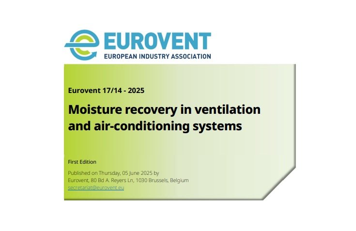 Eurovent releases first Industry Recommendation on moisture recovery in HVAC systems