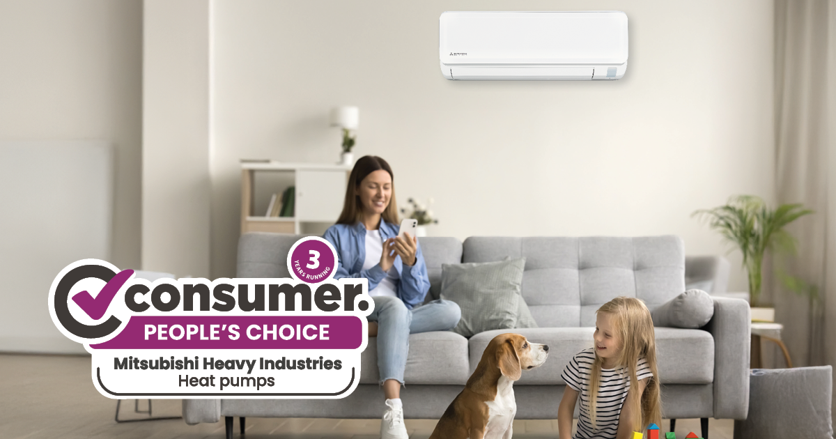 Mitsubishi Heavy Industries NZ Wins Consumer People’s Choice for Third Year