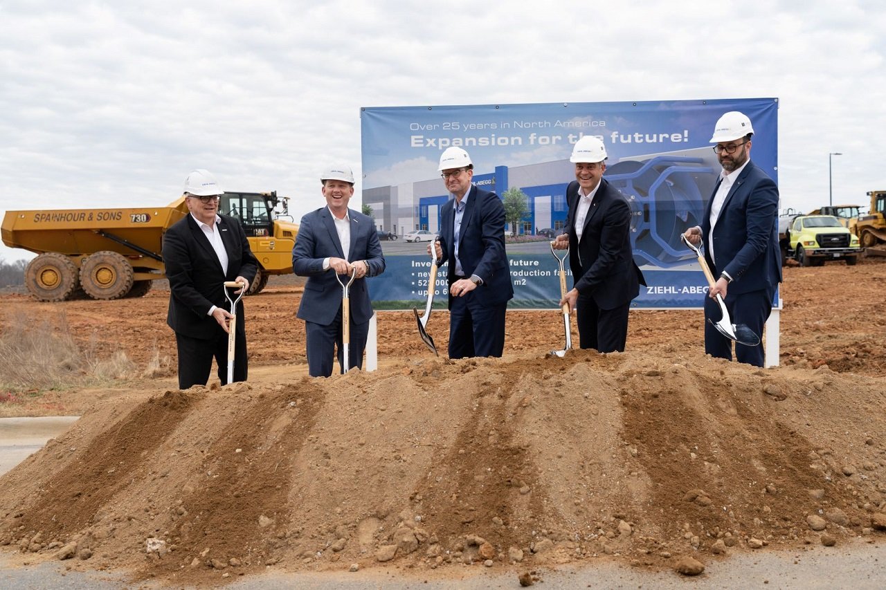 Ziehl-Abegg invests 100 million euros in the construction of a new US production plant
