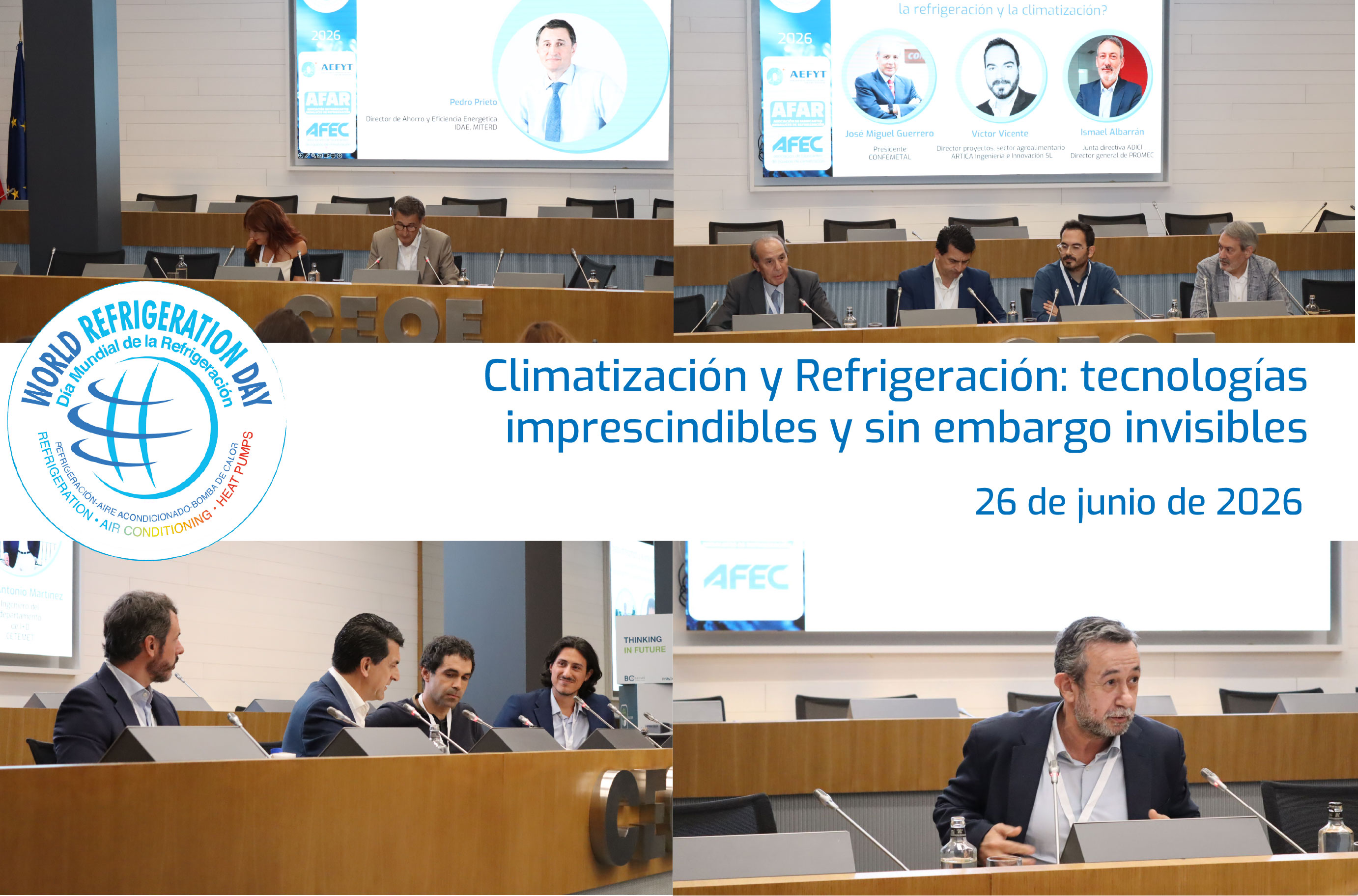 Los grupos españoles de HVACR destacan el papel fundamental de la refrigeración