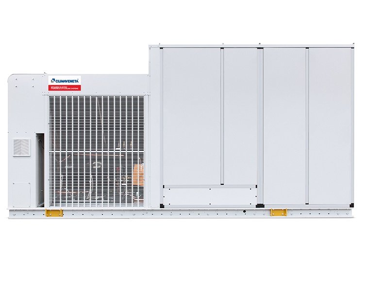 New range Climaveneta of compact rooftops WSM2