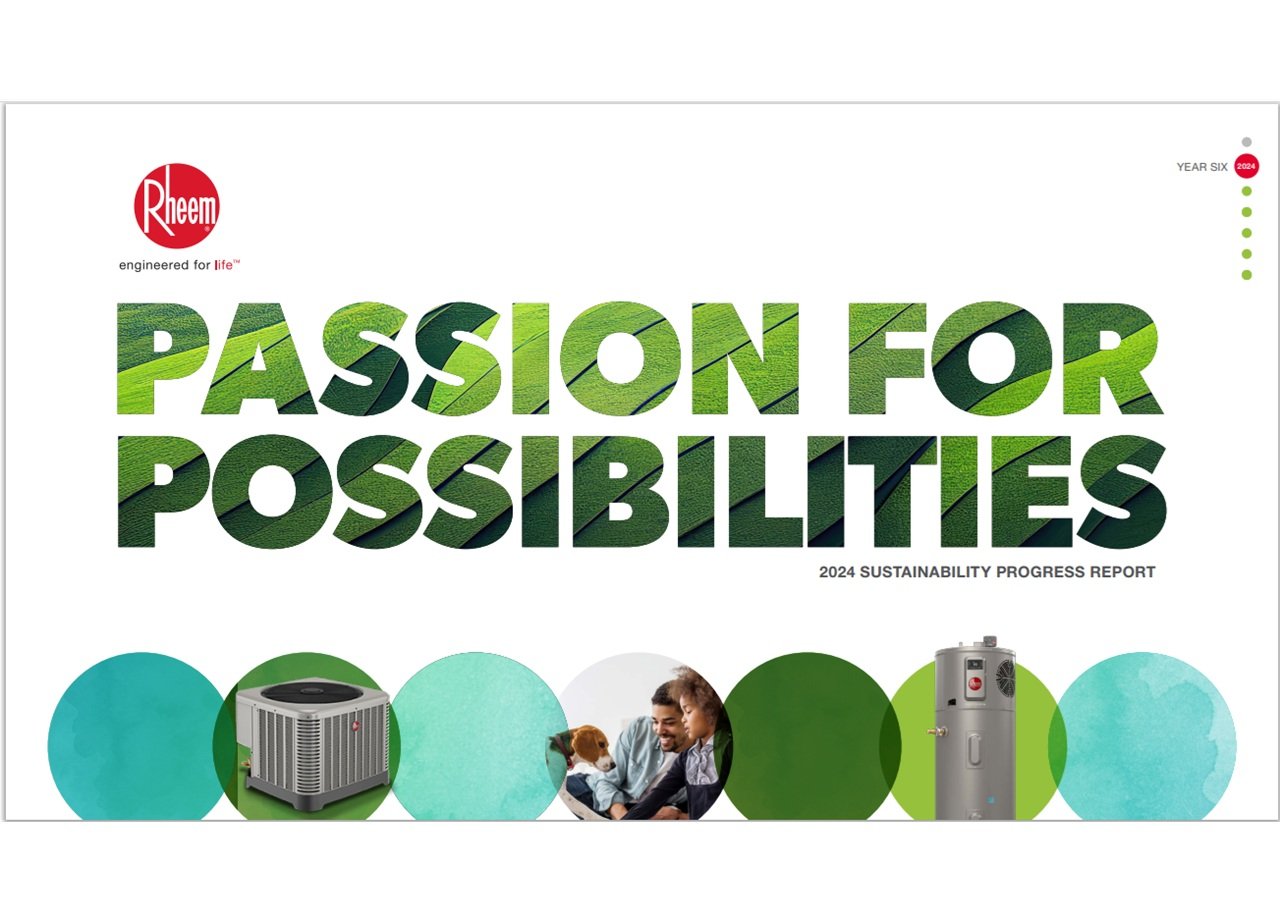 Rheem Highlights Product Emissions Cuts and Training Milestone in 2024 Report