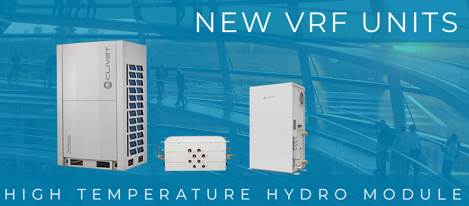 Clivet presents the new series of heat recovery outdoor units VRF MV6R