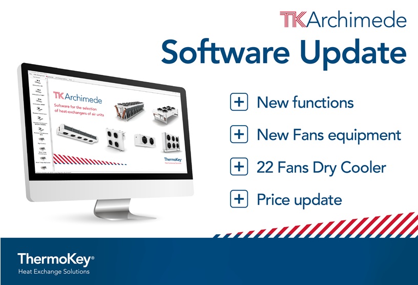 ThermoKey expands Archimede software with new products and fan options
