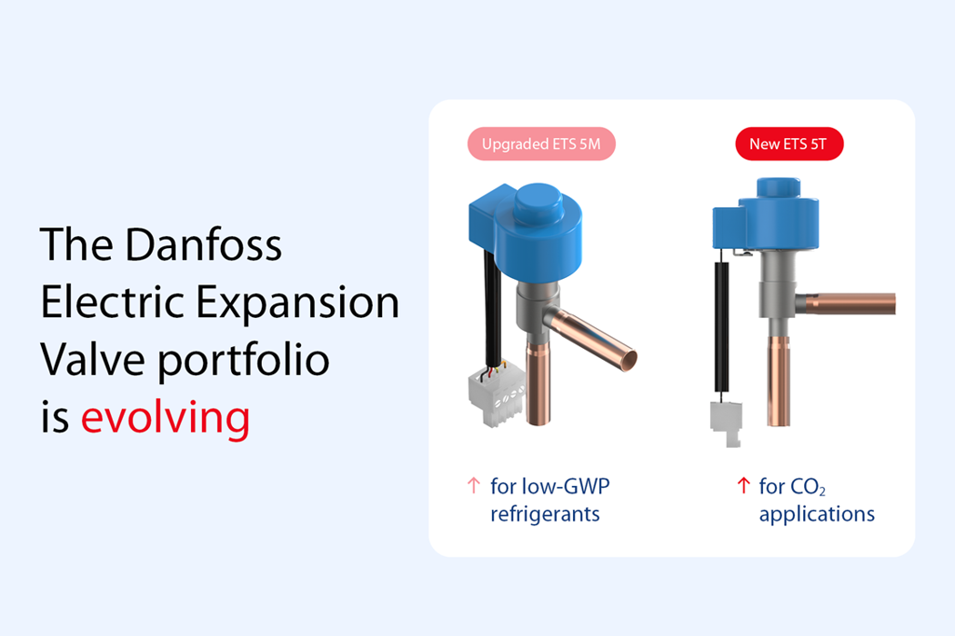 Danfoss launches new ETS 5T valve and upgrades ETS 5M for CO₂ systems