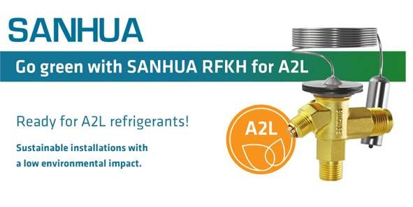 Sanhua's new thermostatic expansion valves RFKH20 series