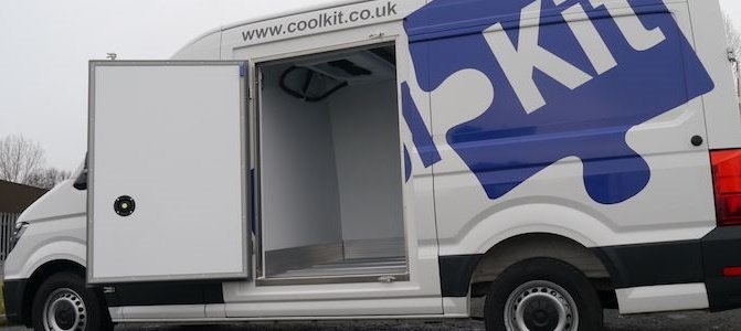 Dual-Temperature Refrigerated Vehicle At CV Show