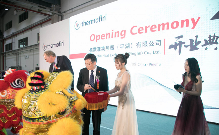 Thermofin has opened new factory in China