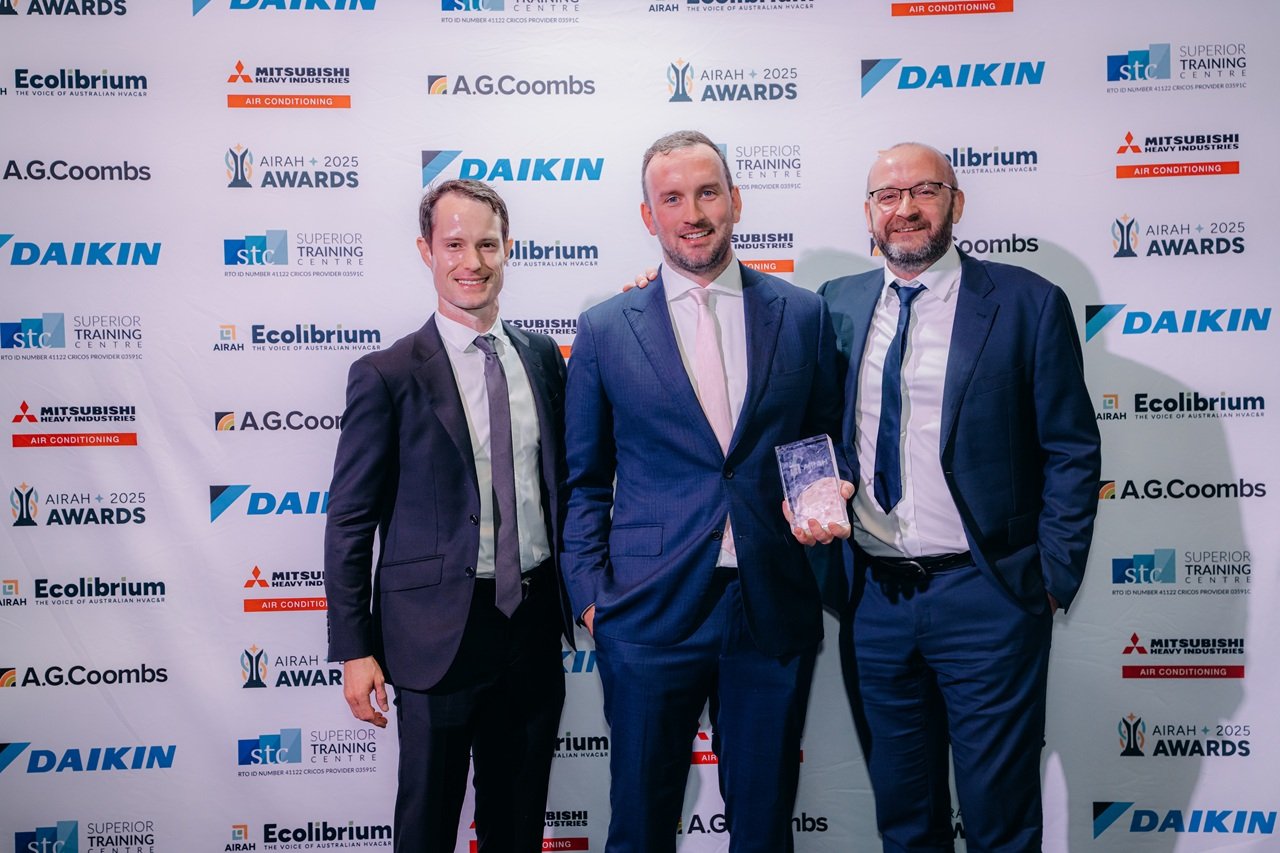 HVAC&R industry’s finest honoured at 2025 AIRAH National Awards