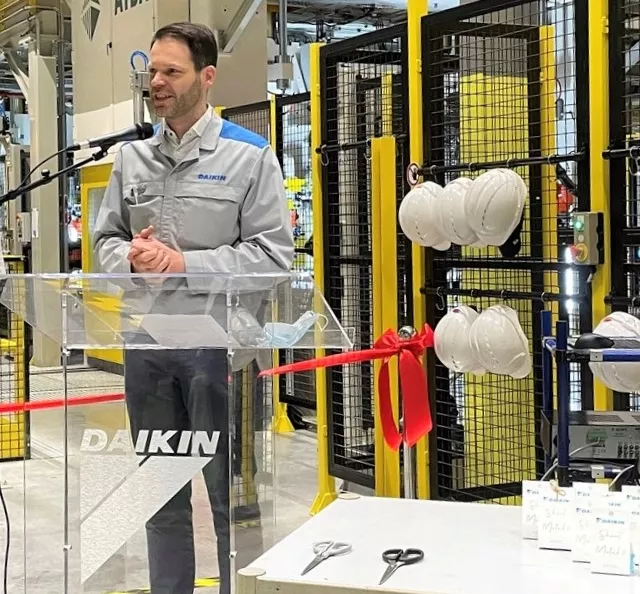 Daikin Europe invests in new sheet metal line for its plant in Ostend, Belgium