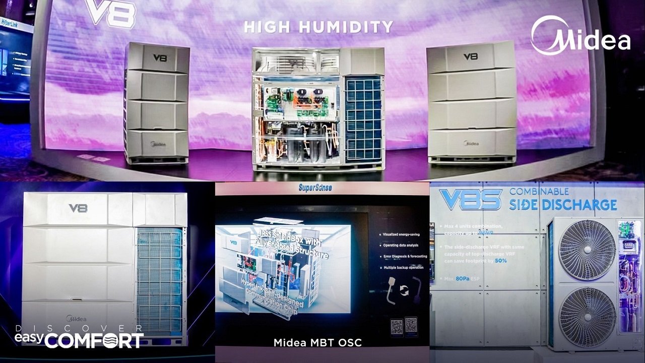 Midea launched the V8 Series VRF in Dubai