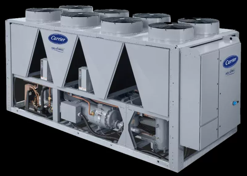 Carrier AquaForce 30XV Now Available with Evaporative Pre-Cooling