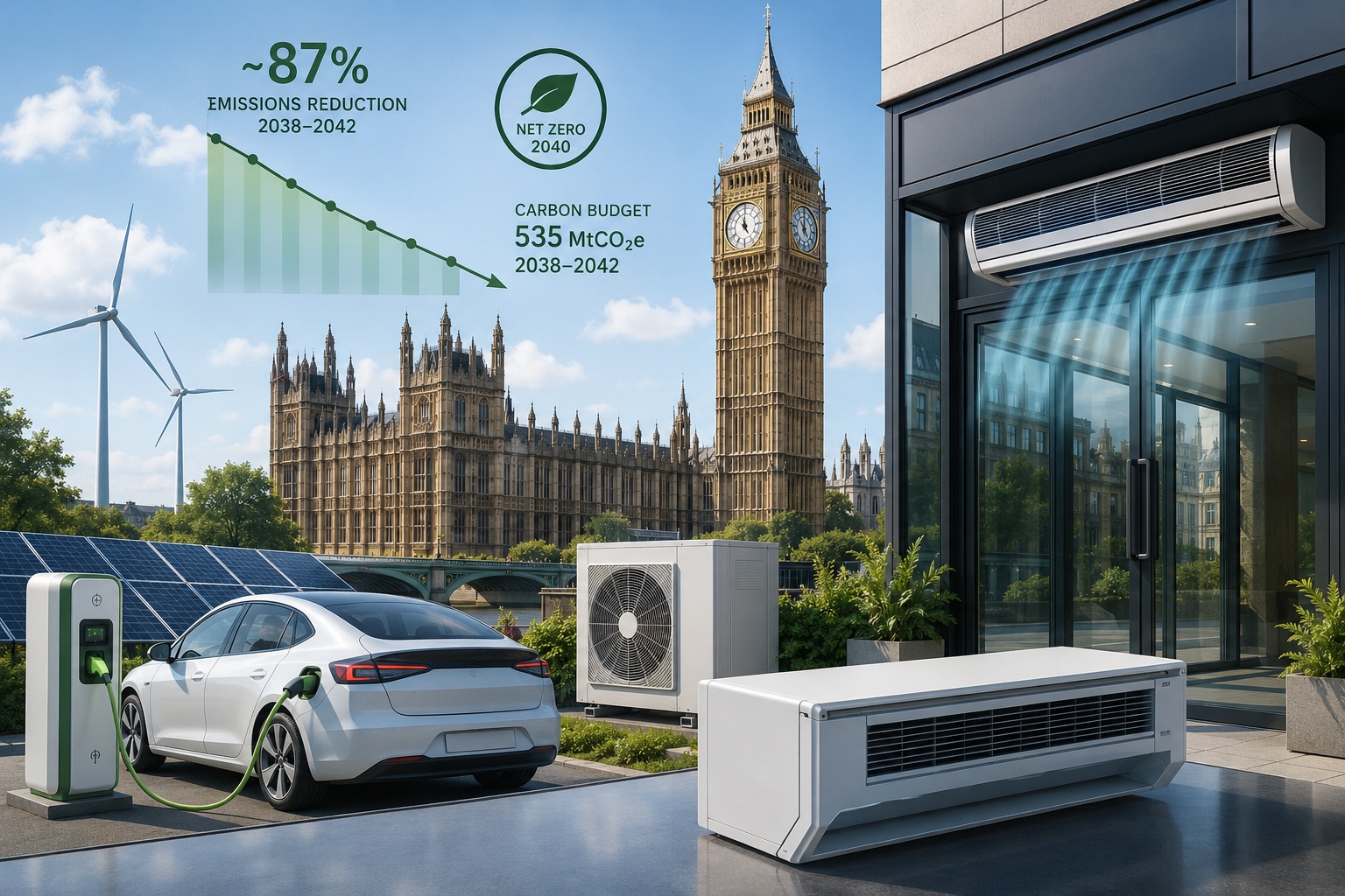 UK Parliament sets Seventh Carbon Budget at 535 MtCO2e