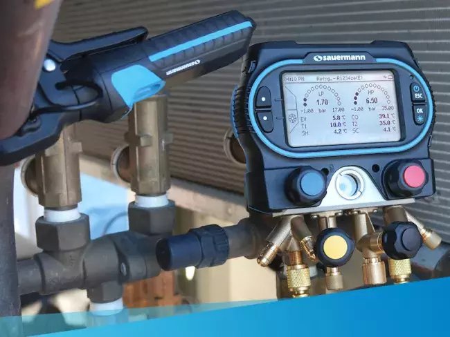 Sauermann launches new digital manifolds for HVACR applications