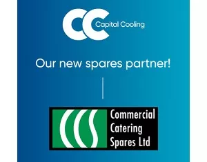 Commercial Catering Spares to represent Capital Cooling Refrigeration as their Spare Parts Partner