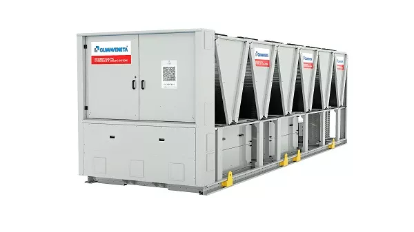 Air cooled chillers i-FX-G04-Y with inverter screw compressors and HFO refrigerant