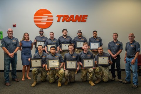Trane Prepares America’s military service members for Technical Careers
