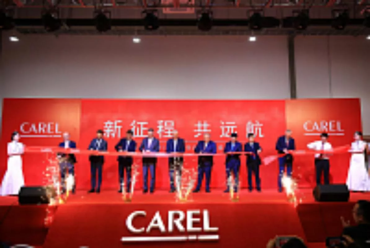 The opening ceremony for the new CAREL plant in China