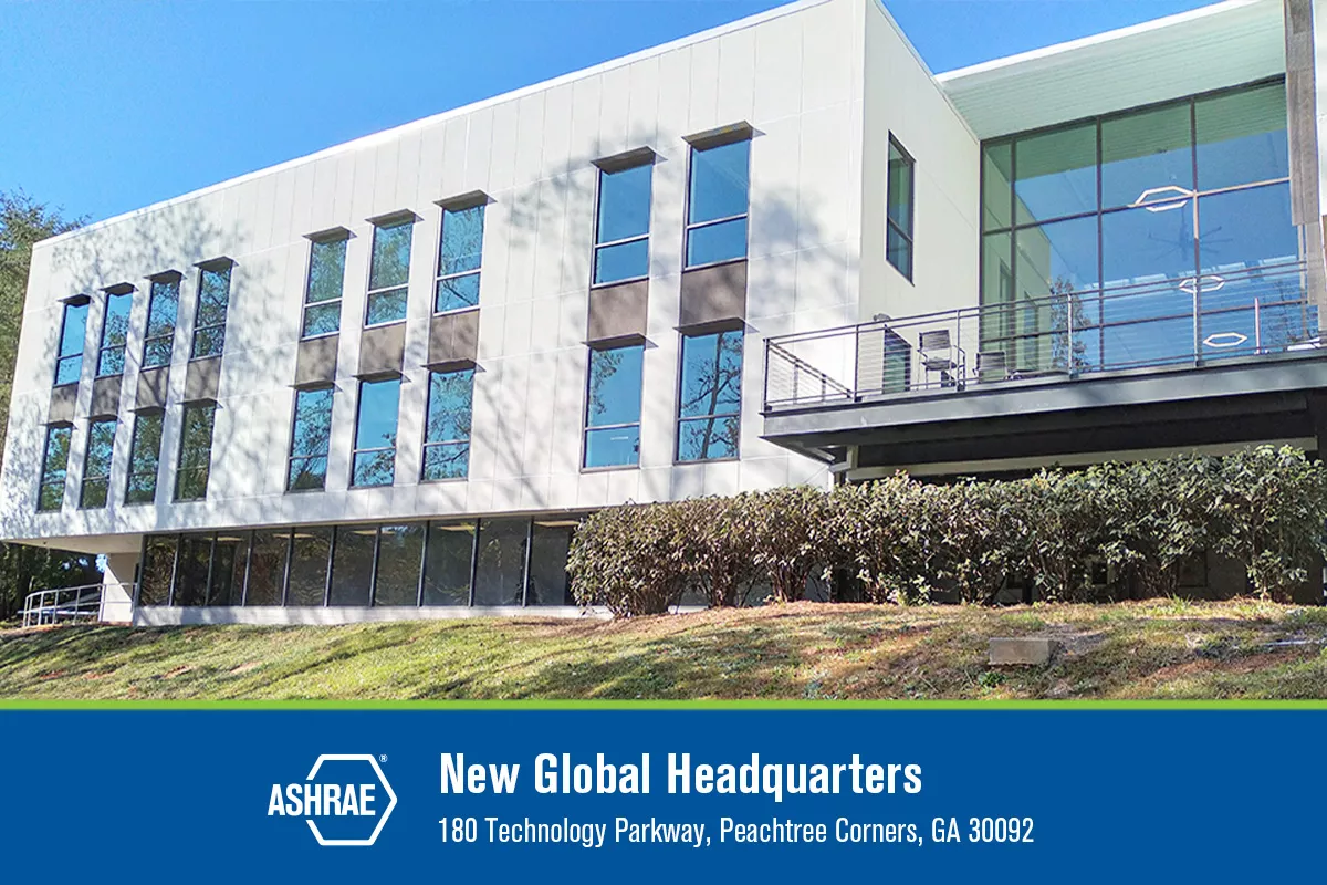 ASHRAE Announces Move to New Net-Zero Energy Global Headquarters In Metro Atlanta