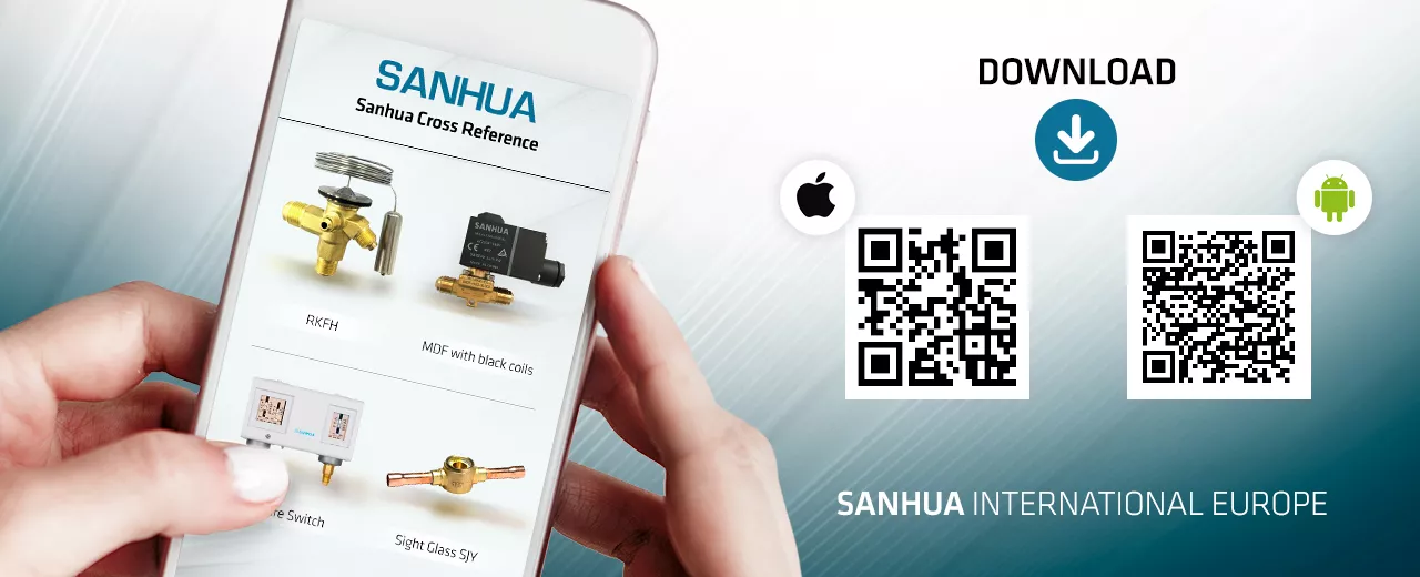 SANHUA presents new Cross Reference App