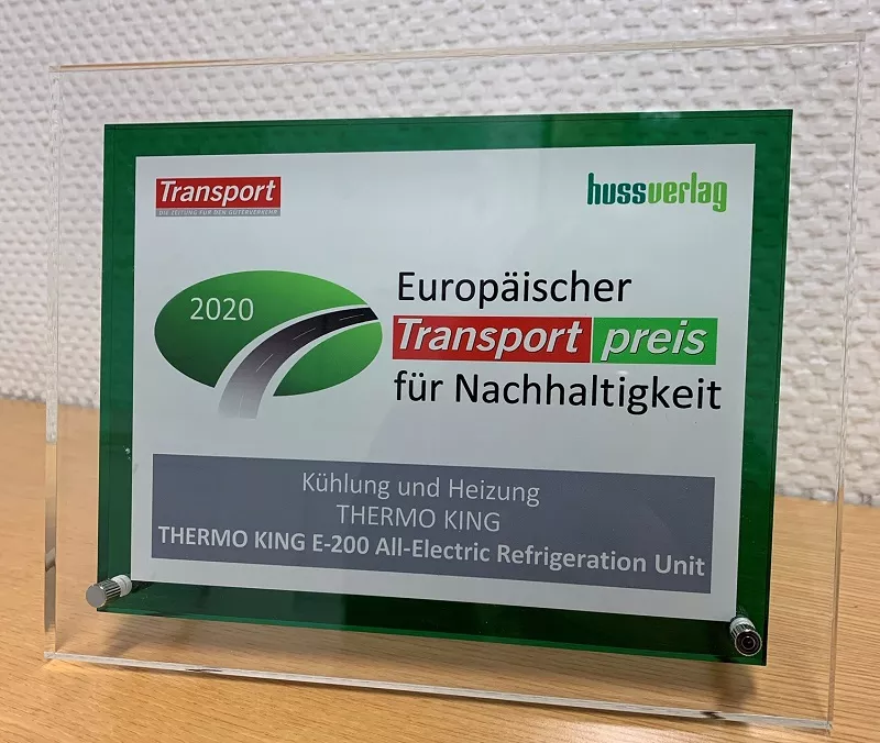 Thermo King wins European Transport Award for Electric E-200 Refrigeration Unit