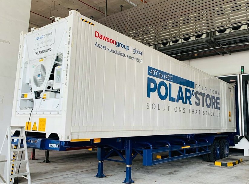 Dawsongroup global delivers extra cold storage capacity to Singapore with POLAR°STORE