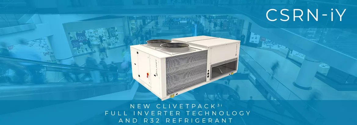 Clivet presents the new packaged units CLIVET PACK3i