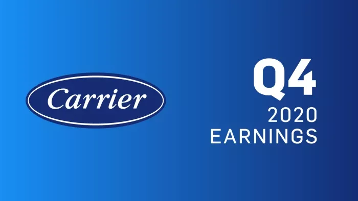 Carrier Reports 2020 Results and Announces 2021 Outlook