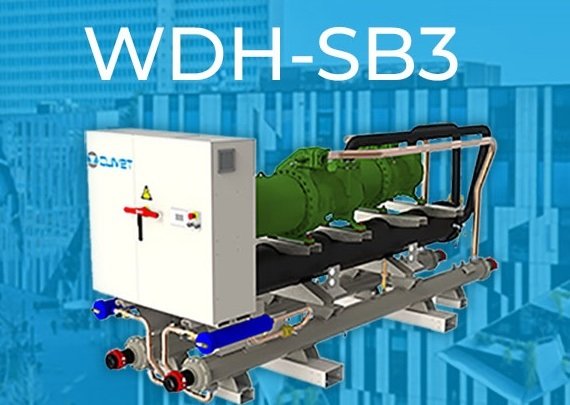 Clivet presented new series of water cooled liquid chiller with screw compressors