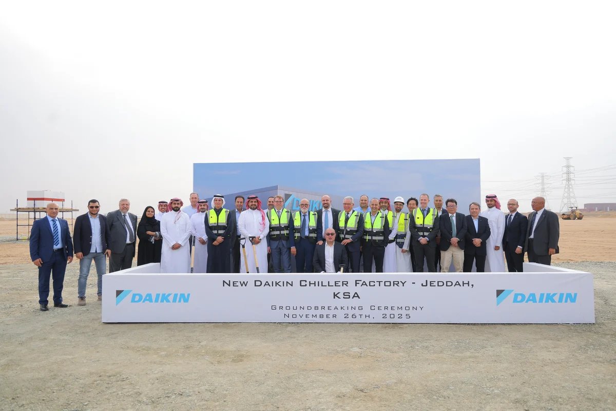Daikin starts construction of new HVAC-R factory in Saudi Arabia
