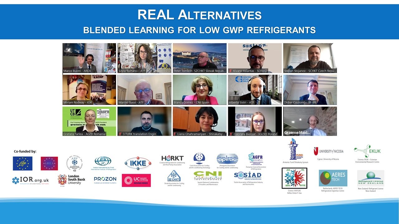 The webinar on alternative refrigerants was held on March 2